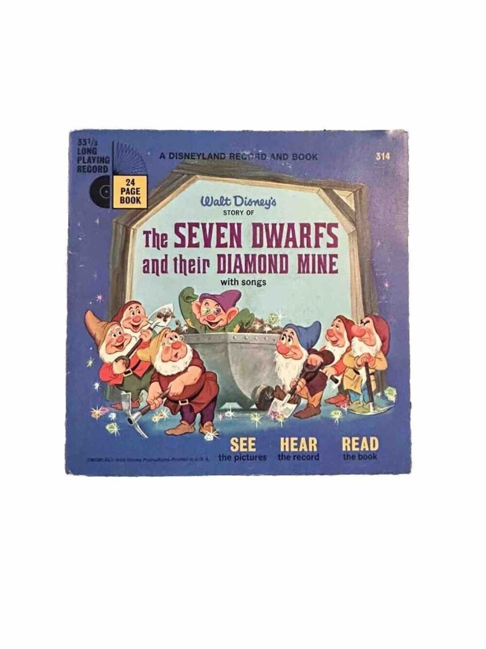 Walt Disney‘S Story Of The Seven Dwarfs And Their Diamond Mine 33 1/3